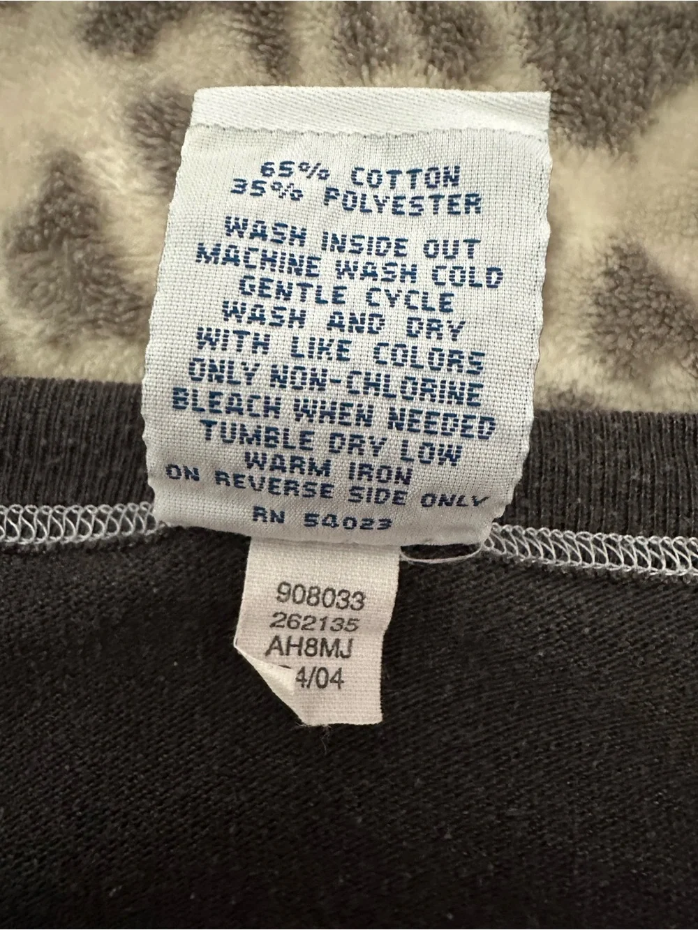 Y2K Old Navy Long Sleeve Graphic Top Gray Size Large Men’s